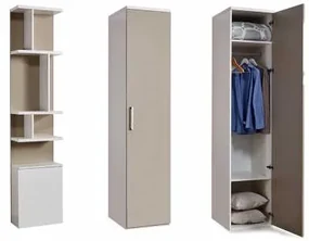 Set pat rabatabil dublu 160X200 cu canapea 2 locuri, biblioteca Royal (50 cm), biblioteca Royal cross(24 cm) si dulap Royal (50 cm) - ROYAL XL 160 COMBI (160X200)