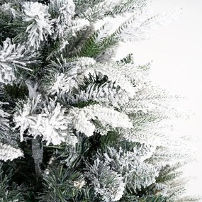 Pom înzăpezit de Crăciun, cu suport, Cardiff, 120 cm, 120 cm