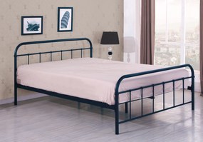 Pat de o persoană 120 cm Lashell 120 (fără saltea) (negru). 1039456