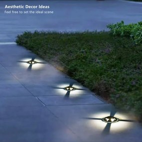 Brilagi - Lampă LED de exterior încastrabilă GROUNDRAY LED/1W/230V, neagră, IP67