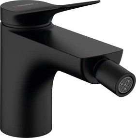 Baterie bideu Hansgrohe Vivenis cu ventil Pop-Up negru mat