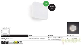 Aplica de perete LED cu lumina ambientala ELSA 63279