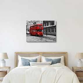 Tablou - Londra cu autobuz (70x50 cm)