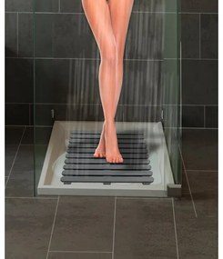 WENKO 22947100 - Covoraș de duș, interior & exterior, 55 x 55 cm, gri