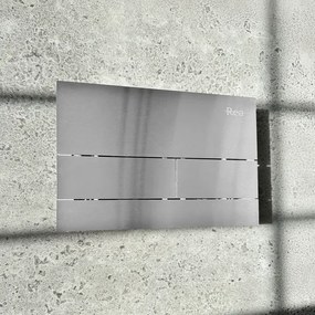 Clapeta pentru rezervor incastrat K011A-Q Rea T crom periat