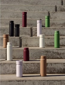 Cană termos burgundy din oțel inoxidabil 400 ml Singles – Zone