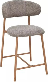 Scaun de bar Elton H-2 Noelle cappuccino 256 / stejar