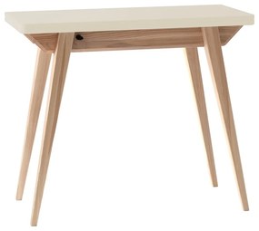 Masă consolă crem/în culoare naturală 45x90 cm Envelope – Ragaba