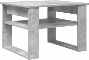 vidaXL Masă de cafea Gri din beton 64 x 54 x 44 cm Lemn compozit
