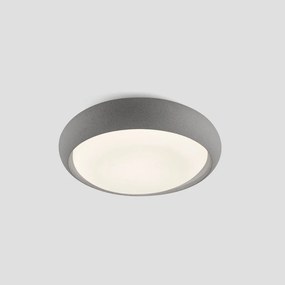 Plafoniera LED exterior iluminat minimalist IP44 ANGA 29cm gri inchis