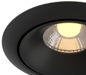 Spot incastrabil LED design modern Yin negru MYDL031-2-L8B