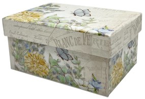 Cutie cadou FLOWERS, 15x10.5x7.5cm