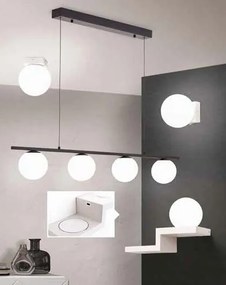 Lustra LED dimabila cu 4 surse de lumina SNOWBALL