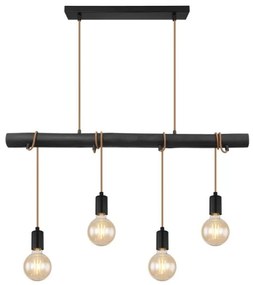 Lustră pe cablu Globo 15459-4H LEO 4xE27/60W/230V