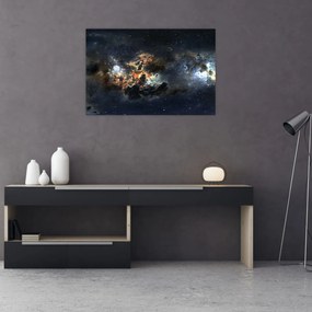 Tablou - Universul cu Nebula (90x60 cm)