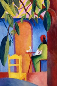 Reproducere Turkish Cafe No.2 (Abstract Bistro Painting) - August Macke