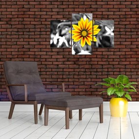 Tablou cu floare galbenă (90x60 cm)