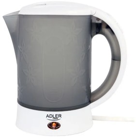 Fierbător electric Adler AD 1268, 900W, 600 ml, 2 căni, Oprire automată, Gri