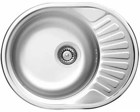 Chiuveta Deante Twist inox 58x45 cm