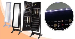 Dulap cu oglinda pentru bijuterii