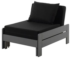 Fotoliu - Canapea extensibilă PINO, culoare gri – Vipack