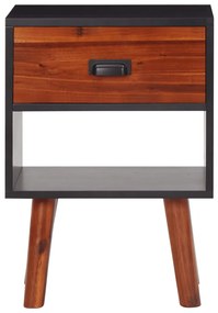 243176 vidaXL Noptieră din lemn dur de salcâm 40 x 30 x 58 cm