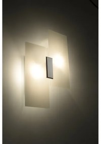 Aplică perete FABIANO 2xE27/60W/230V alb/crom