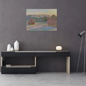 Tablou - Claude Monet, Stacks of Wheat (End of Summer) , reproducere (70x50 cm)