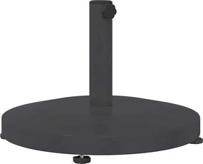 vidaXL Bază pentru umbrelă Gri închis 48 x 48 x 32 cm