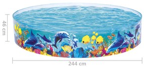 Bestway piscină fill 'n fun odyssey, 244x46 cm