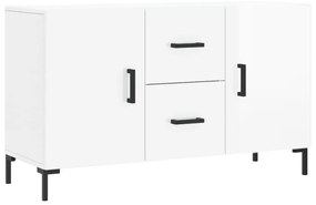 828174 vidaXL Servantă, alb extralucios, 100x36x60 cm, lemn compozit