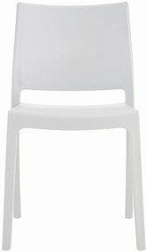 Scaun alb din plastic KLEM