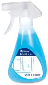 Produs Merida Hotel Line pentru ferestre si oglinzi, 500 ml, albastru