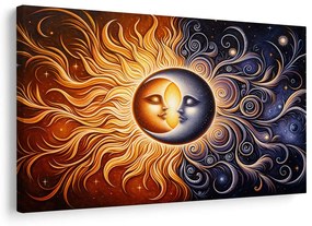 Tablou armonie soare și lună