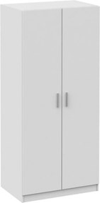 Dulap INVITA Tip 4, alb, DTD laminat, cu 2 usi, 90x60x200 cm