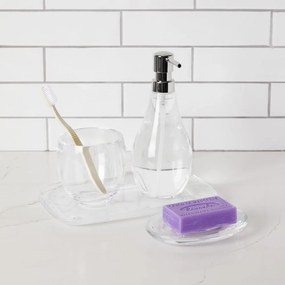 Suport pentru periuța de dinți din plastic Droplet – Umbra