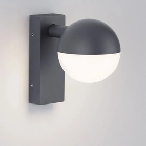 Aplica LED, iluminat exterior 3000K IP54 MAKO antracit