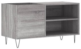 vidaXL Dulap pentru discuri gri sonoma 85x38x48 cm lemn prelucrat
