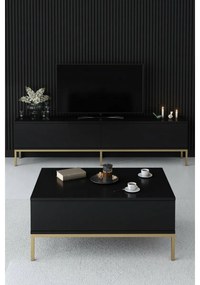 Măsuță de conferință Lord Black and Gold