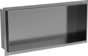 Mexen X-Wall-NR raft de nișă fără flanșă 45 x 20 cm, gri tun brushed - 19E1452010