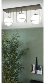 Eglo 99021 - Plafonieră VERSUOLA 3xE27/40W/230V