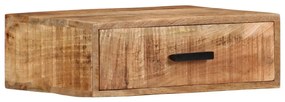 vidaXL Noptieră montată pe perete, 40x30x13,5 cm, lemn masiv de mango