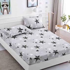 Huse de pat, 3 Piese, Finet cu elastic 90x200