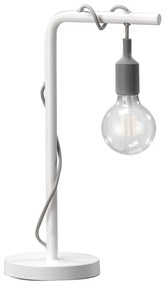 Lampă de masă ONLI WIRE 1xE27/15W/230V 48 cm gri/alb