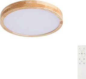 Brilagi - Corp de iluminat LED dimabil WOODLINE LED/48W/230V 3000-6000K stejar Ø 40 cm +DO