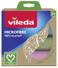 Lavetă Vileda Micro din fibre reciclate, 3 buc.