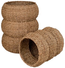 Cosuri Sarbas, iarbă de mare, natural, 2pcs