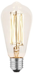 Bec cu filament E27, cu lumină albă caldă 6 W – GTV