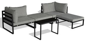 Set mobilier de grădină Adicionales (antracit + gri deschis) (pentru 4 persoane). 1121228