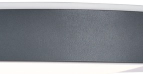 Plafonieră modernă gri cu alb 48cm incl. LED Dimmable RGB - Kanton